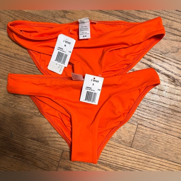 L*Space Sandy Full Bikini Bottom in Poppy red/orange - Picture 6 of 6